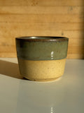 Small Mug, 6oz, Olive & Denim
