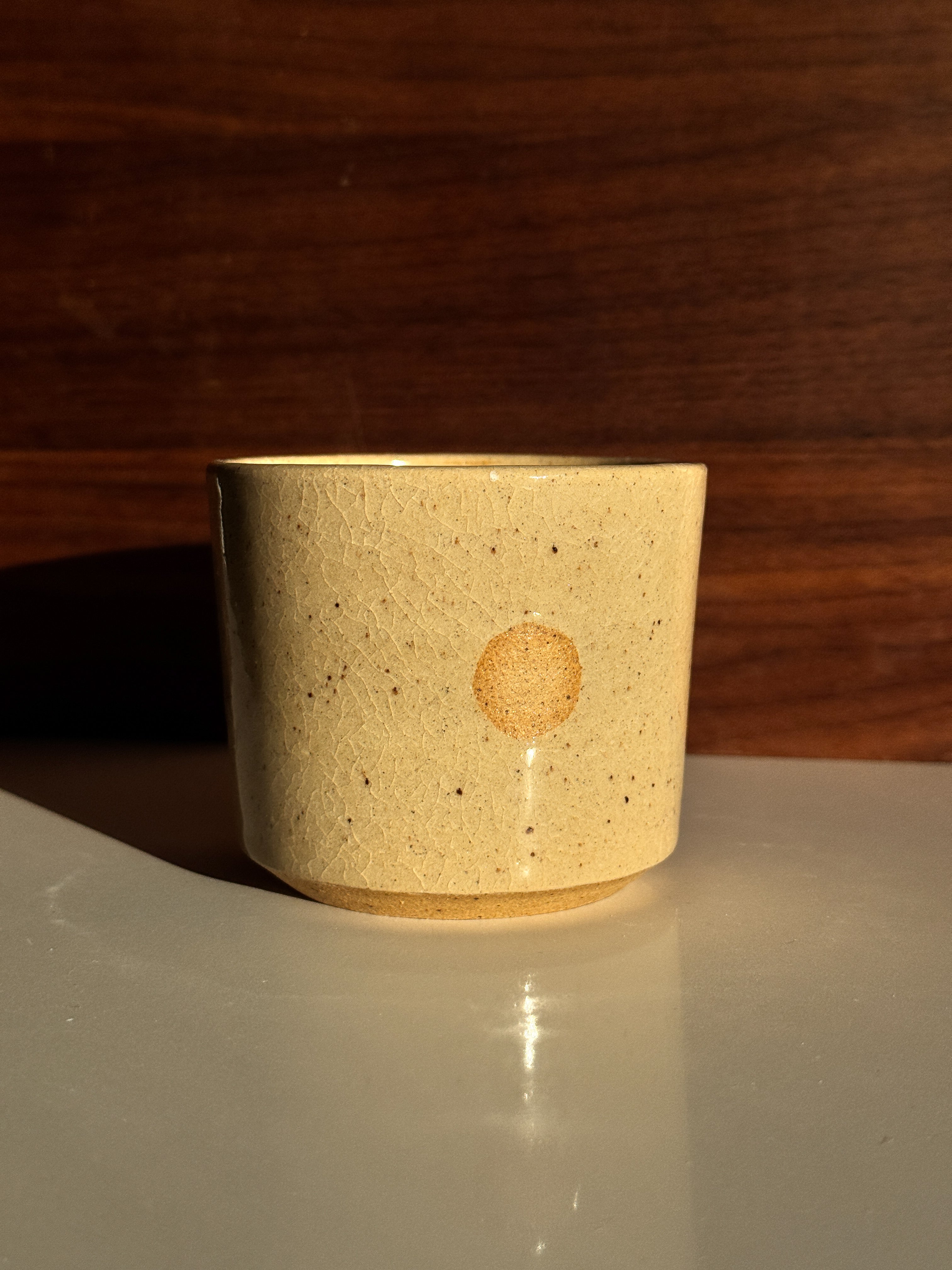 Mug, 10oz, Natural Dot