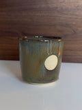 Mug, 10oz, Blue Copper Dot